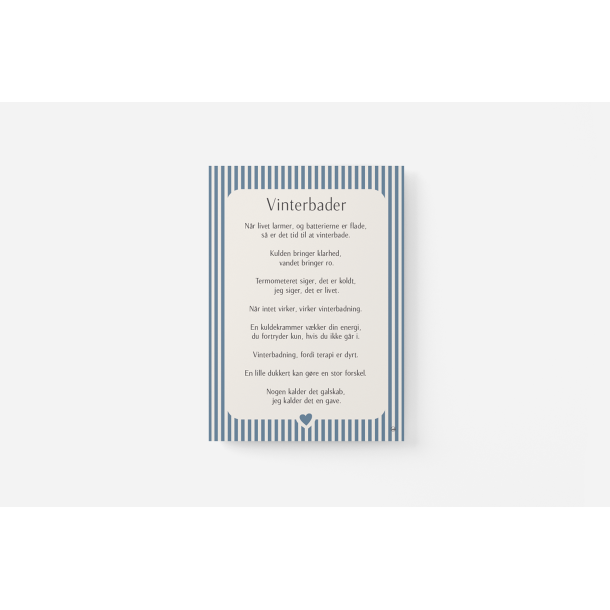 Vinterbader citatplakat (3 strrelser)