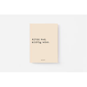 Altid med, aldrig uden. Hjertekort