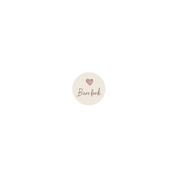 Bare fordi 2 (Papirklistermrke 4 cm dia)