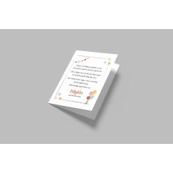 Barnedb (A5 telegram med tilhrende kuvert)