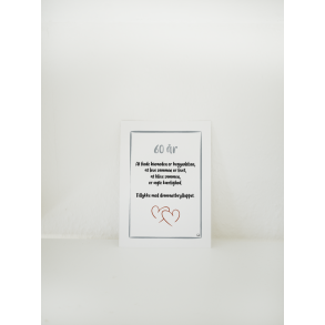 Diamantbryllup (A6 kort)