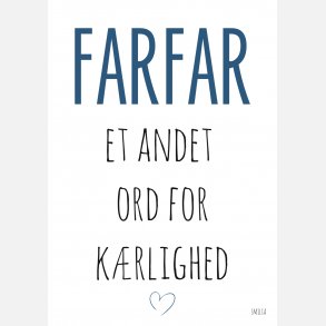 Farfar - et andet ord for krlighed