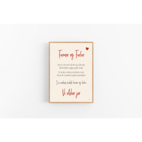 Farmor og farfar (Vi elsker jer) A4 og A5