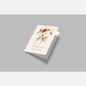 Tillykke med forlovelsen | A7 foldekort