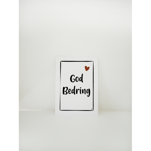 God bedring (A6 kort)
