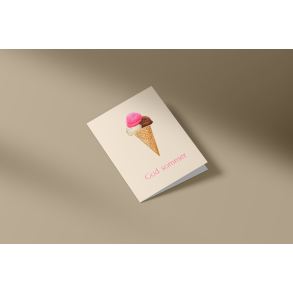 God sommer (isvaffel) (A7 foldekort)