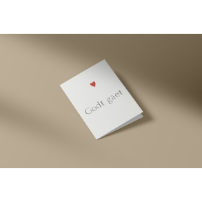 Godt g�et (A7 foldekort)