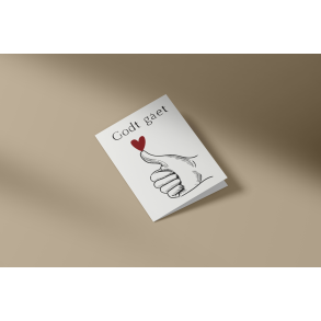 Godt g�et (thumbs up) (A7 foldekort)