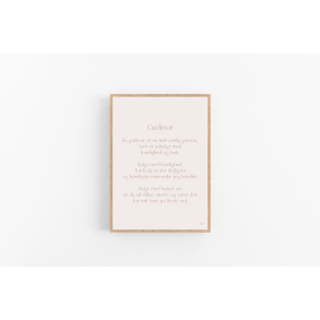 Gudmor A5 og A4 (MIT BARN) Rosa