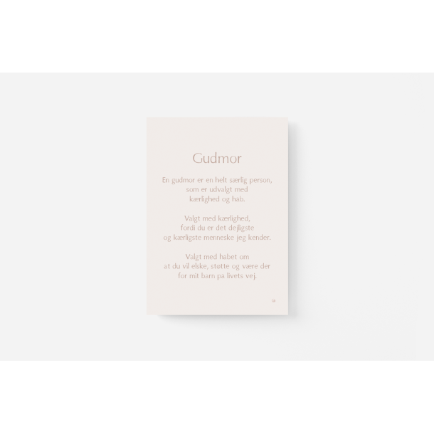 Gudmor A5 og A4 (MIT BARN) Rosa