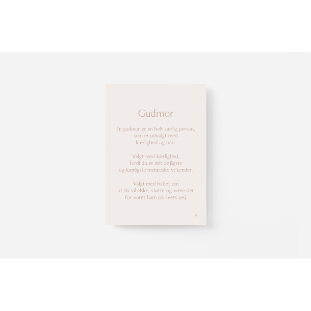 Gudmor A5 og A4 (VORES BARN) Rosa