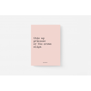 Chin up princess. Hjertekort
