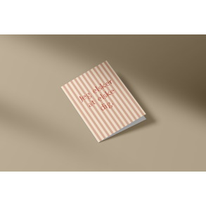 Jeg elsker at elske dig (A7 foldekort)