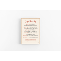 Jeg elsker dig (A5 og A4)