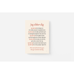 Jeg elsker dig (A5 og A4)