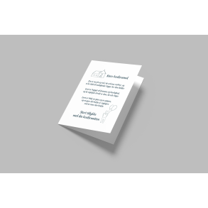 Kre konfirmand (DRENG) (A5 telegram med tilhrende kuvert)