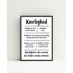 Krlighed citatkollage