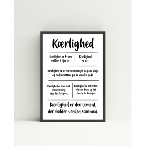 Krlighed citatkollage