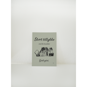 Stort tillykke med din kandidat (A6 kort)