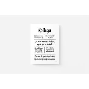 Kollega citatkollage A5 og A4