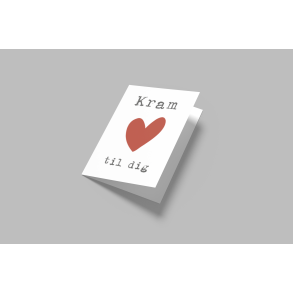 Kram til dig (A7 foldekort)