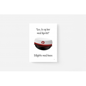 Tillykke med huen (rd hue A5)