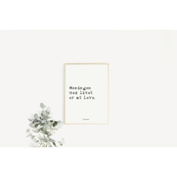 Meningen med livet. Hjertekort