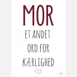 Mor - et andet ord for k�rlighed