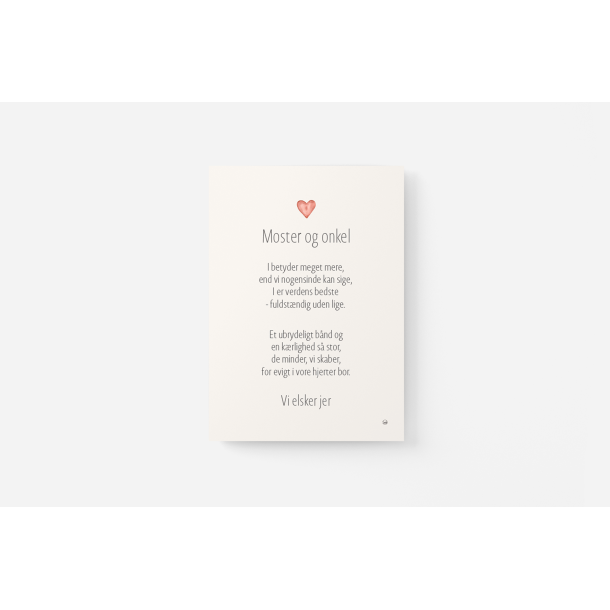 Moster og onkel A5 og A4