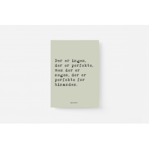 Perfekte for hinanden. Hjertekort