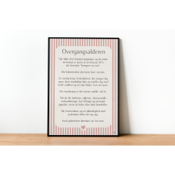 Overgangsalderen citatplakat (3 strrelser)
