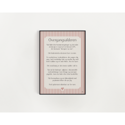 Overgangsalderen citatplakat (3 strrelser)