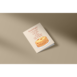 Pandekager (opskrift) (A7 foldekort)