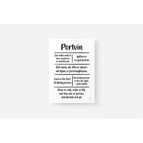 Portvin citatkollage A5 og A4