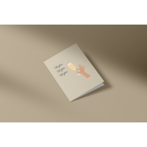 Tillykke x 3(A7 foldekort)