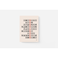 Dagplejer scrabble (A5 og A4)