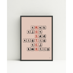 Moster scrabble (A5 og A4)