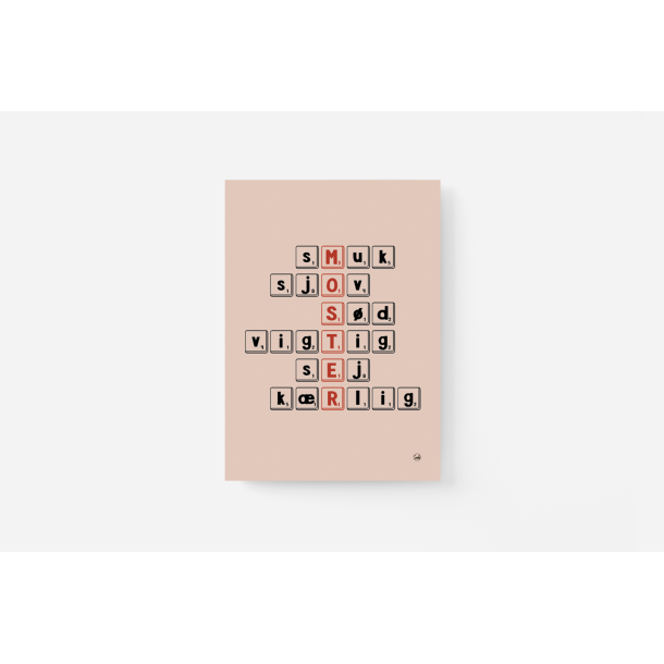 Moster scrabble (A5 og A4)