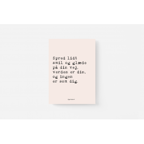 Spred lidt glde og smil. Hjertekort