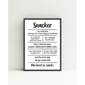 Snacker (Citatkollage A5 og A4 )