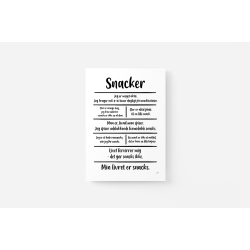 Snacker (Citatkollage A5 og A4 )