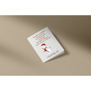 A7 julekort snemands pller