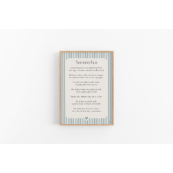 Sommerhus citatplakat (3 strrelser)