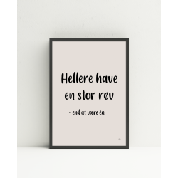 Hellere have en stor rv (A5 og A4)