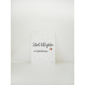 Stort tillykke med din fdselsdag A6