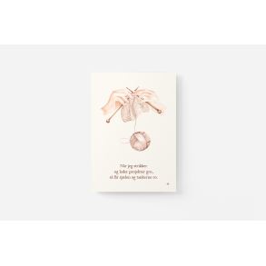 Strikke og gro (A5 kort)