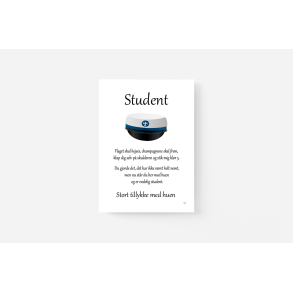 Student (Rd og bl hue) A5