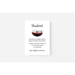 Student (Rd og bl hue) A5