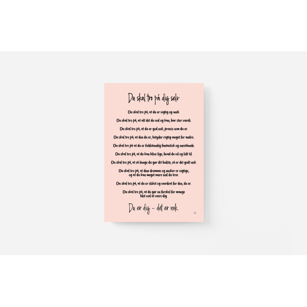 Du skal tro p dig selv (anti-jantelov) ROSA