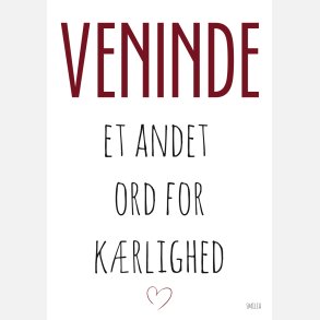 Veninde - et andet ord for k�rlighed